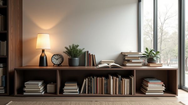 Collection bibliothèque Random : l'art du rangement contemporain