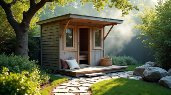 Créer une oasis de bien-être avec un sauna extérieur dans son jardin